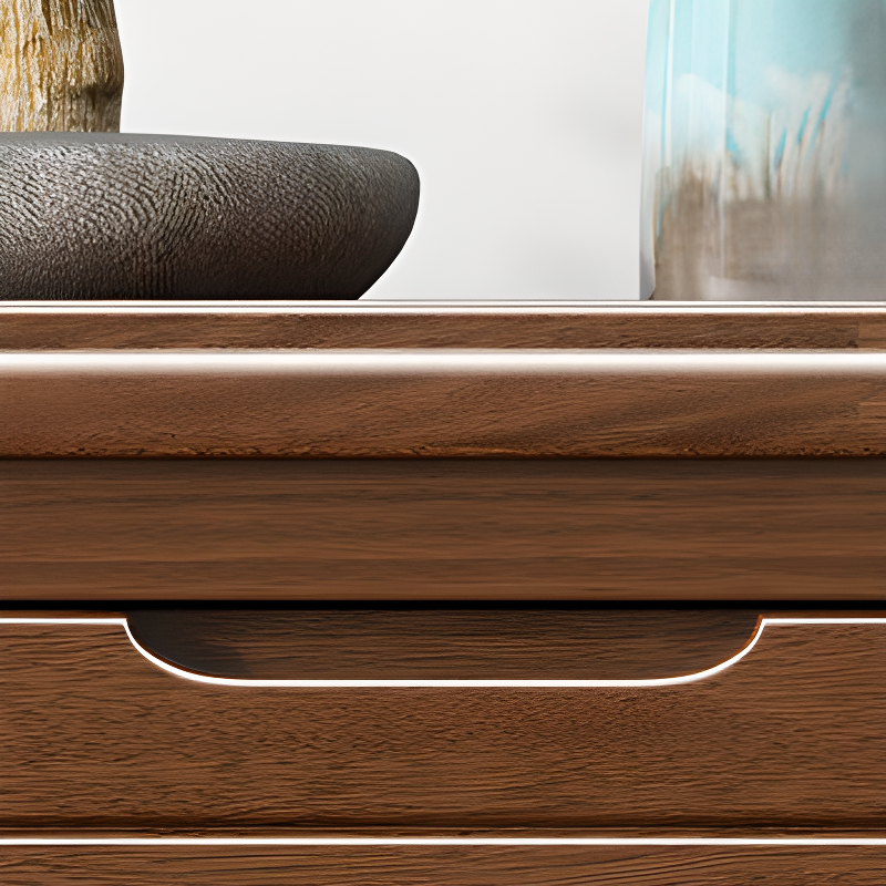 Trendy Walnut Wood Lingerie Chest/Double Dresser with 5/4/6 Drawers in Vertical/Horizontal Orientation - image 11