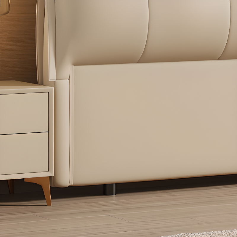 Simplistic Panel Headboard with No Distressing, Piled Tufted Rectangular Design for King/Queen/Full Bed, Sponge Upholstery Fill, Standard Height - image 15