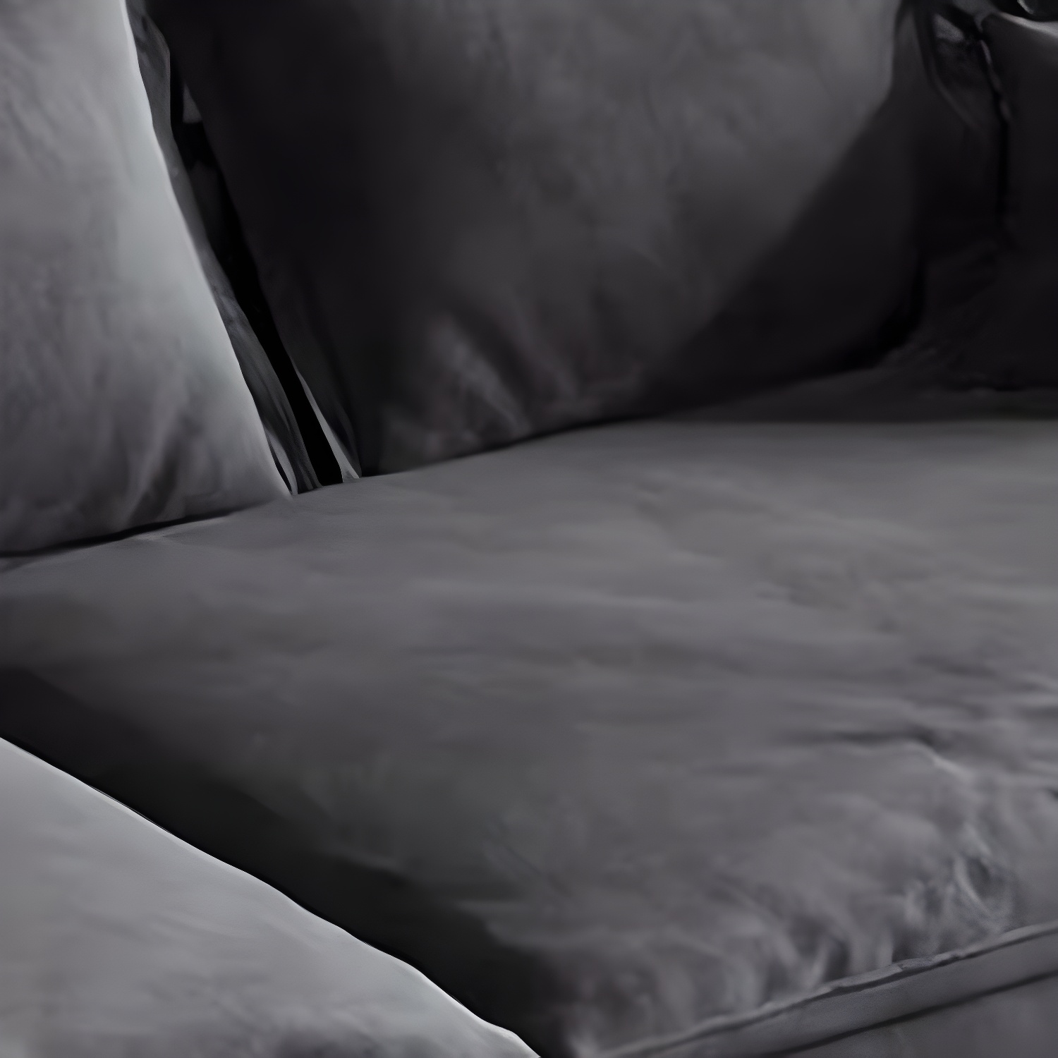 Grey Mid-Century Modern Sofa with Wood Frame and Tech Cloth Upholstery - image 6