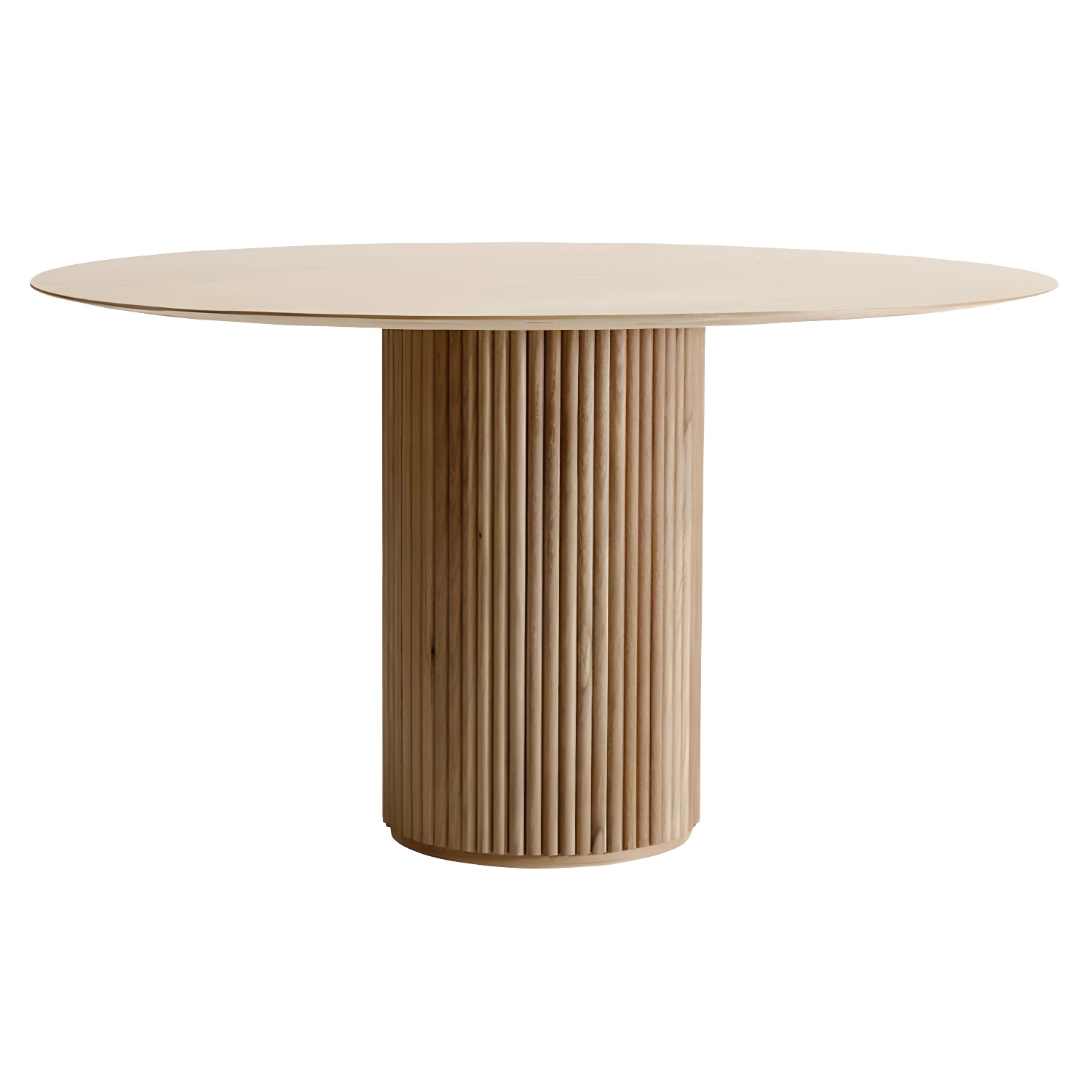 Round Shape Home Dining Table Modern Wooden Dining Room Table - image 5