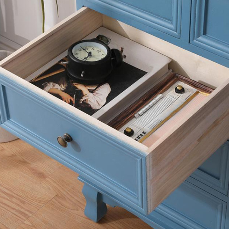 Wooden Bronze Solid Wood Dressers & Chests with Drawers Metal Handle, No Assembly - image 12