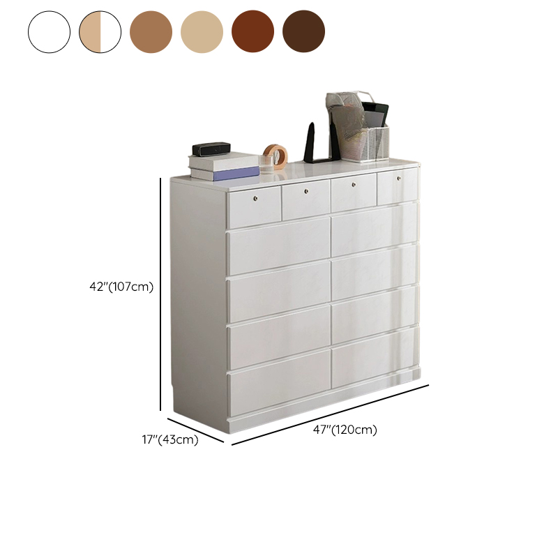 Elegant Medium Wood Scandinavian Dresser with Self-Close Drawers - image 20