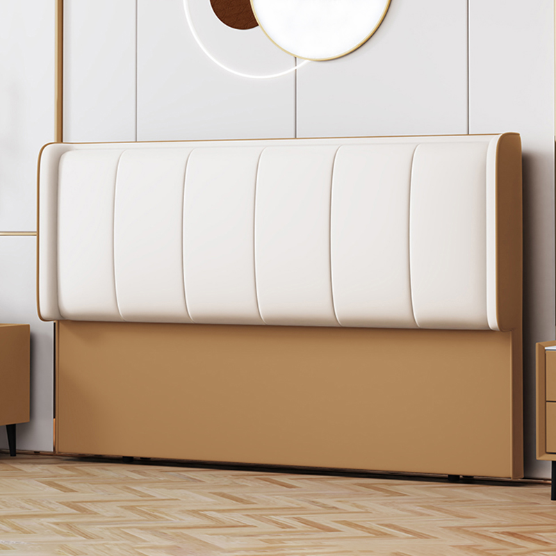 Trendy Panel Headboard in Natural Wood with No Distressing, Rectangle Shape for Twin XL/Full/Queen Bed, Featuring Sponge Upholstery Fill and Standard Height - image 5