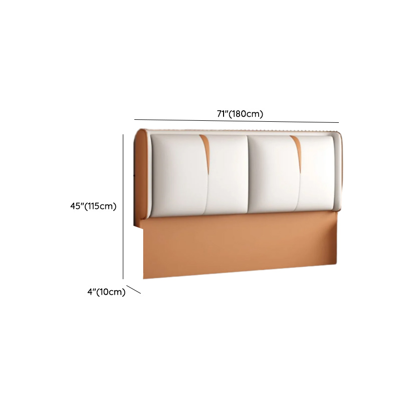 Minimalist Rectangle Timber Panel With Legs & Sponge Cushion for King(76"W x 80"L)/Queen(60"W x 80"L)/Full(54"W x 75"L) Bed, Standard（36-55“） - image 13