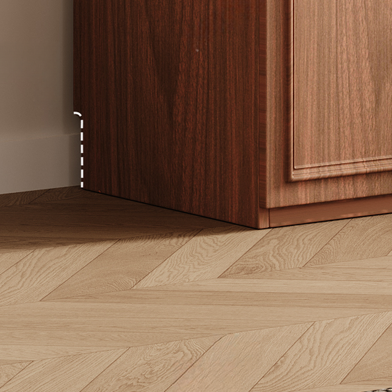 Acorn Minimalist Wooden Independent Wardrobe Closet with Soft Close Drawer, Soft Close Door, and Interior Shelves - image 4