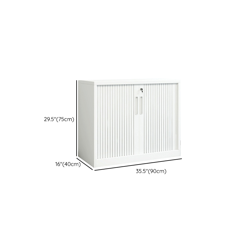 Steel Self-supporting Lockable Accent Cabinet with Sliding Door - image 16