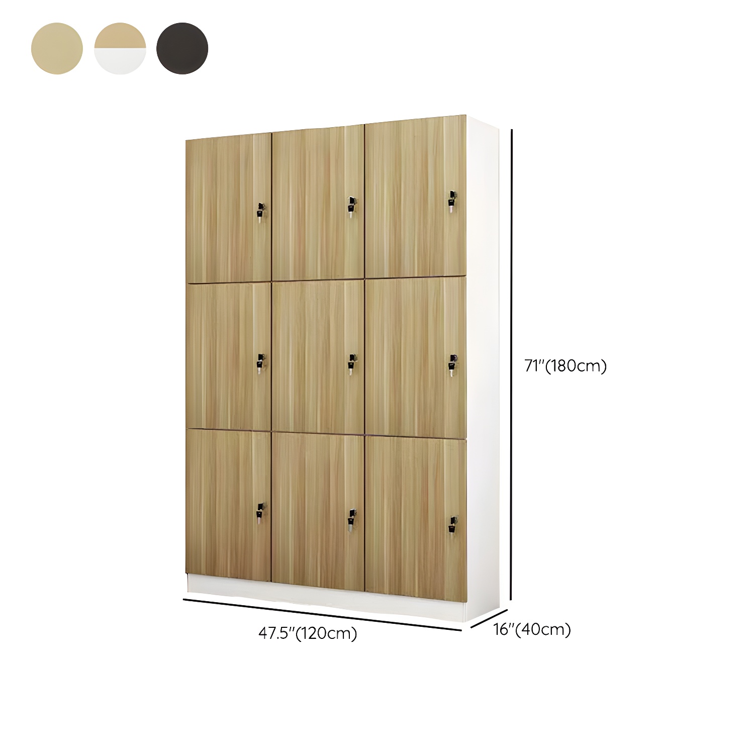 Manufactured Wood Matte Finish Storage Cabinet Modern Cabinet for Bathroom - image 19