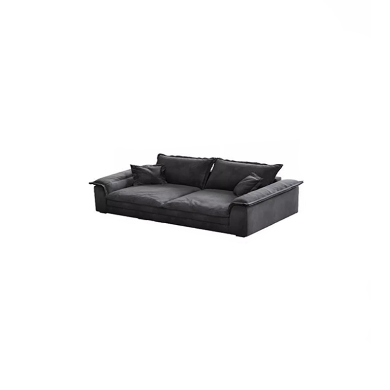 Modern Flared Arm Sofa with Water Resistant and Bolster Pillows - image 7