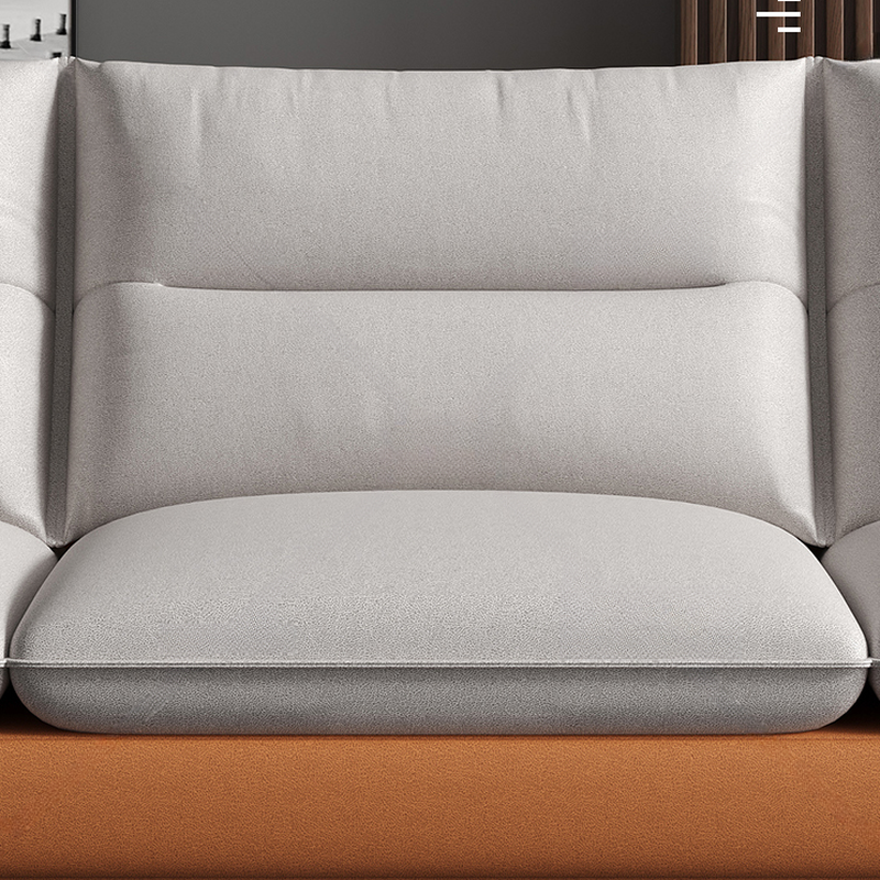 Tech ClothUpholstered Sofa Couch/Single Sofa in Chalk for Parlor with Flared Arm in a Modern Style - image 6