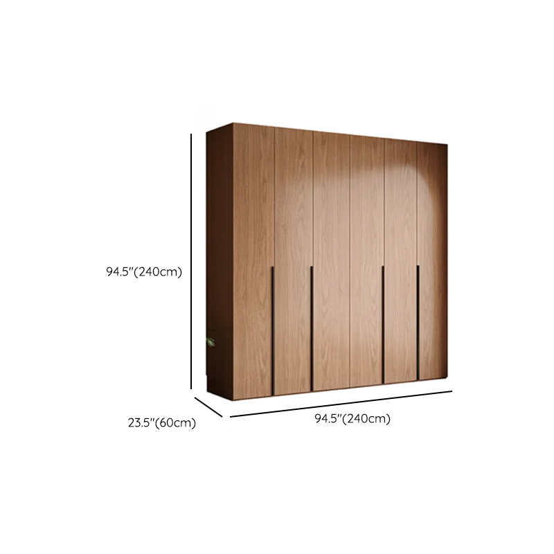 Cocoa Art Deco Self-supporting Cabinet Armoire with Soft Close Drawer, Interior Shelves, and Hanging Rod - image 21