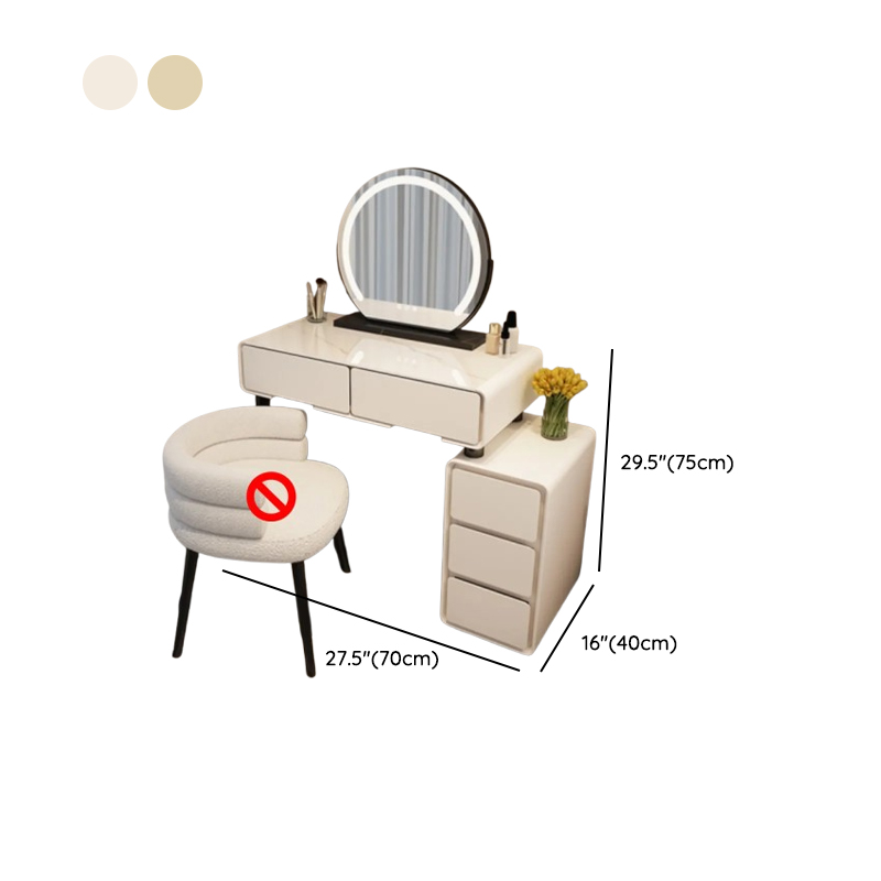 Trendy Standard/Small Vanity Set with Light Up Mirror and Adjustable Touch Lighting - image 8