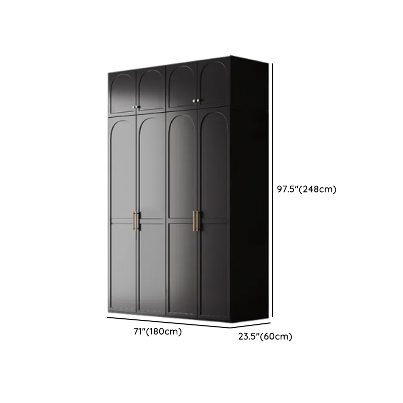 Modern Lumber Independent Wardrobe Armoire with Soft Close Drawer, Soft Close Door, and Interior Shelves - image 20