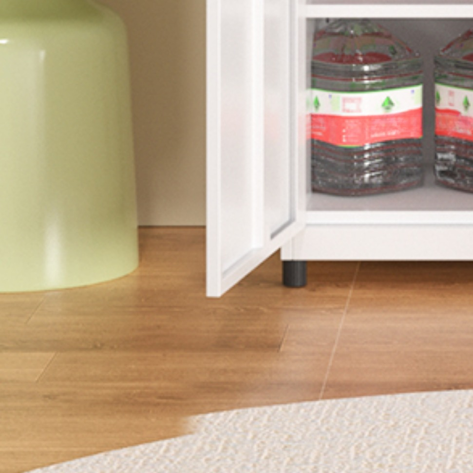 White Modish Steel Independent Armoire Cabinet with Adaptable Shelf, Soft Close Door, and Clothing Rod - image 6