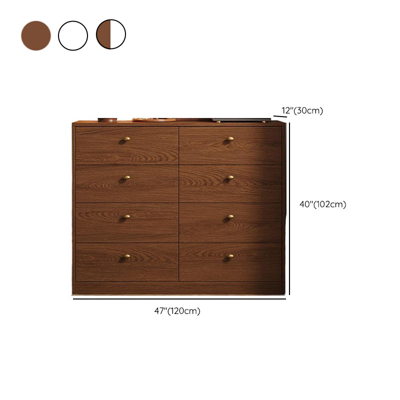 Simple Reclaimed Wood Double Dresser/Bachelor Chest with 8/6/4 Drawers in Horizontal/Vertical Orientation - image 18
