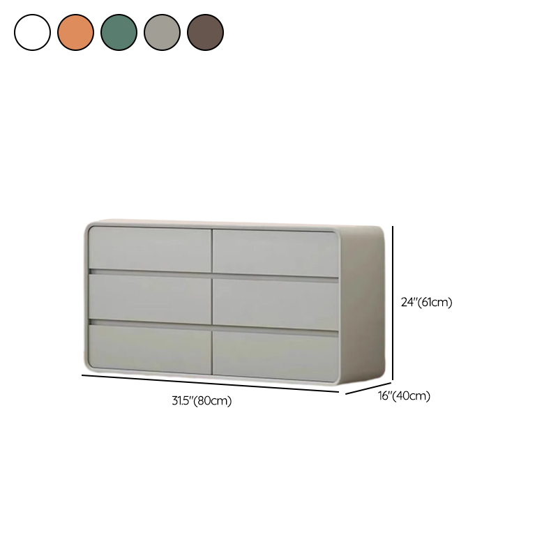 Simple Lumber Horizontal Double Dresser for Sleeping Room, 8 Drawers/6 Drawers - image 19