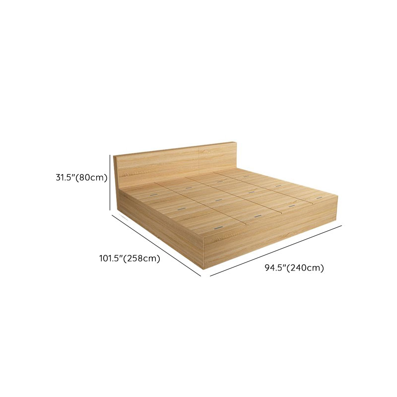 Natural Color Solid Color Storage Included with Storage Drawer for Bedroom - image 8