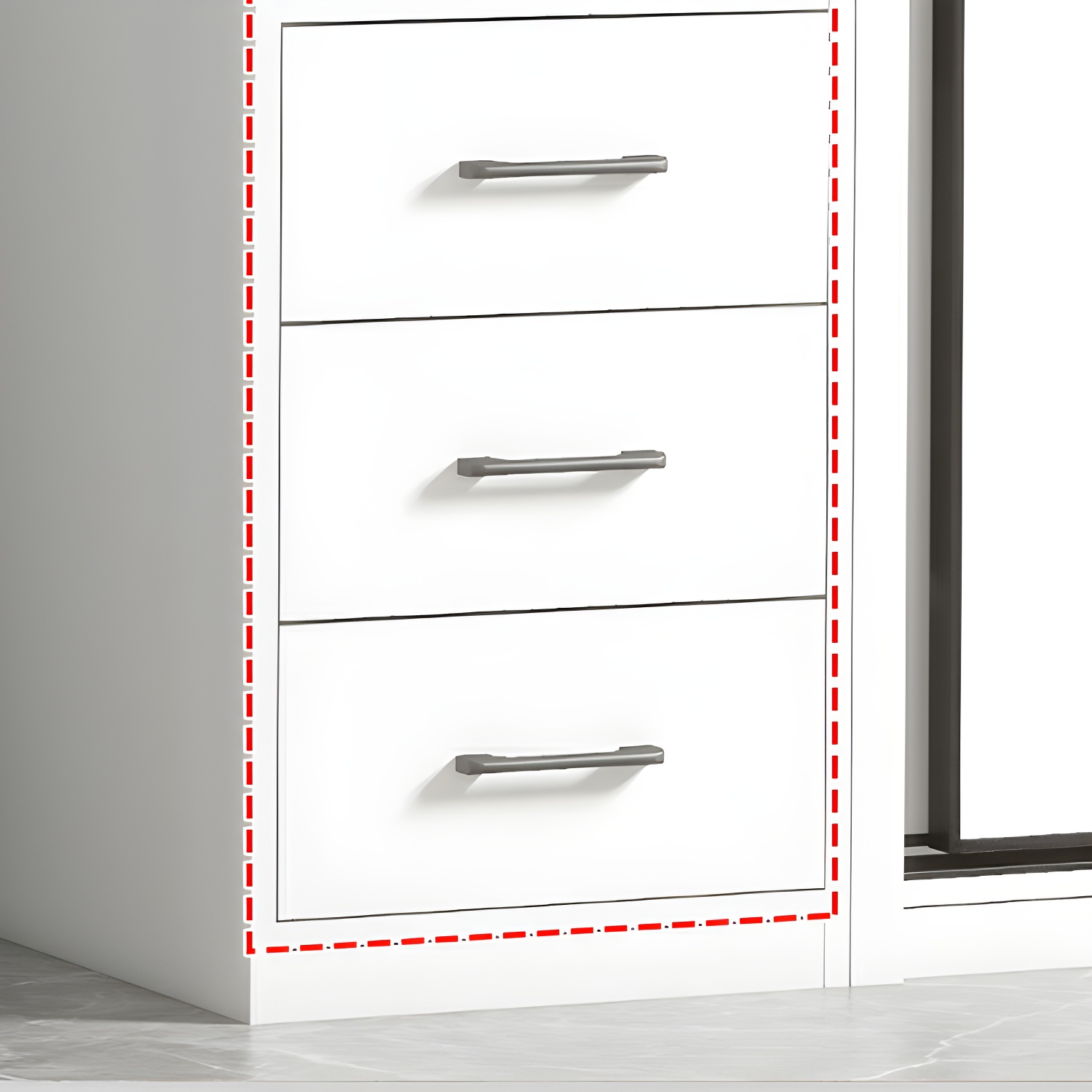 White Fashionable Solid Wood Armoires & Wardrobes Natural Wood - image 7