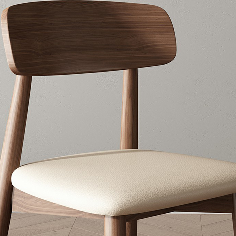 For Restaurant Light-Toned Wood Framed Armless Chair - image 17