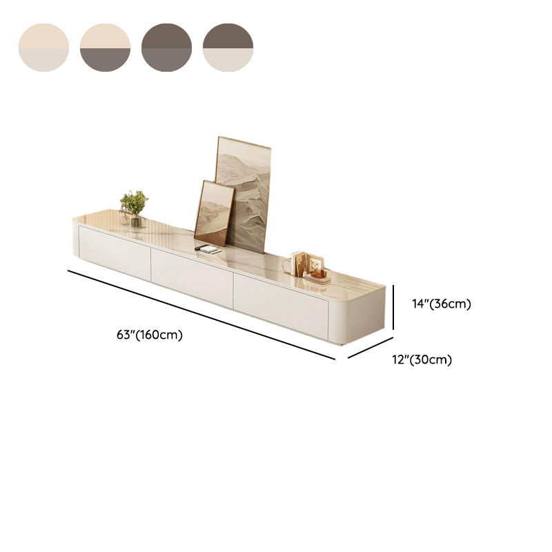 Modern Simple Style Glass TV Stand with 4-Drawer/3 Drawers - image 11