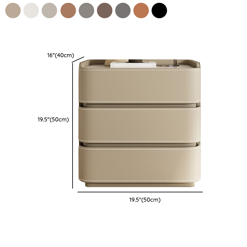 Scandinavian Bedside Cabinet Nightstand with Sintered Stone Countertop - image 18