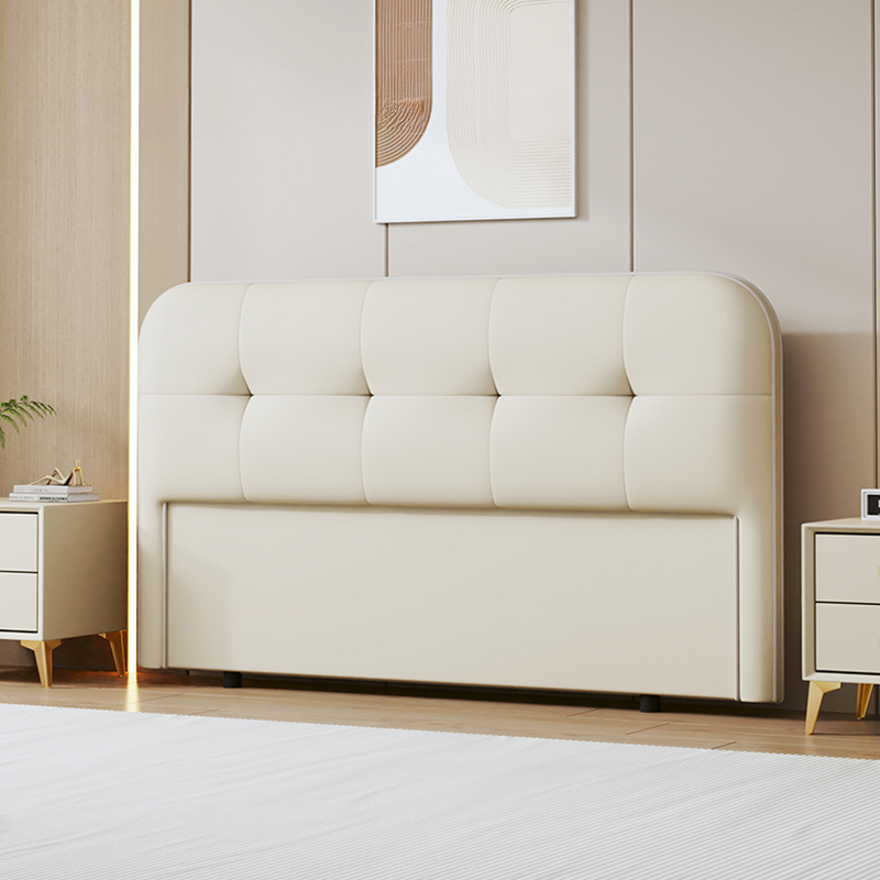 Modern Simple Style Panel Headboard with No Distressing, Piled Tufted Rectangle Design for King/Queen/Twin XL Bed, Featuring Sponge Upholstery and Standard Height - image 5
