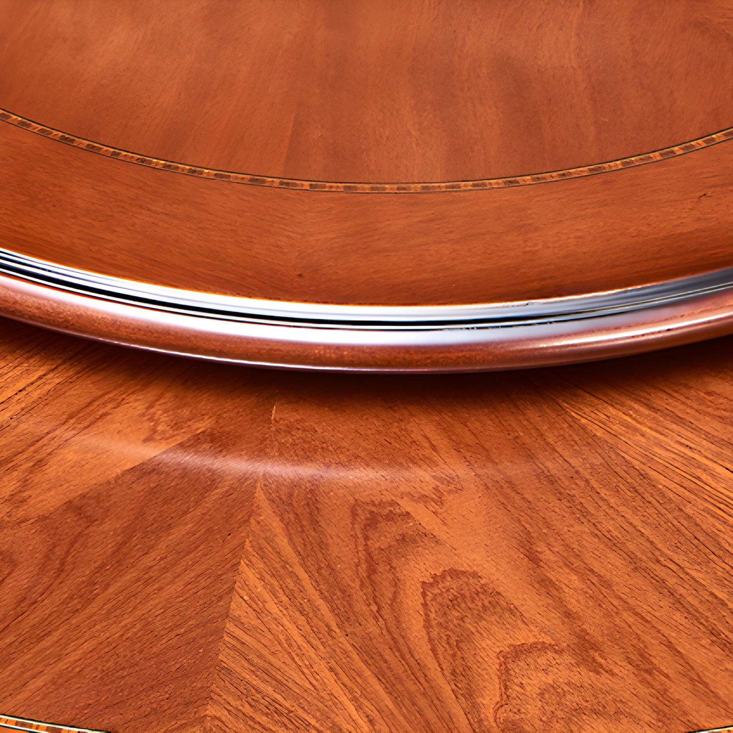 Rubberwood Base Victorian Round Table Pedestal Base Table for Dining Room - image 8