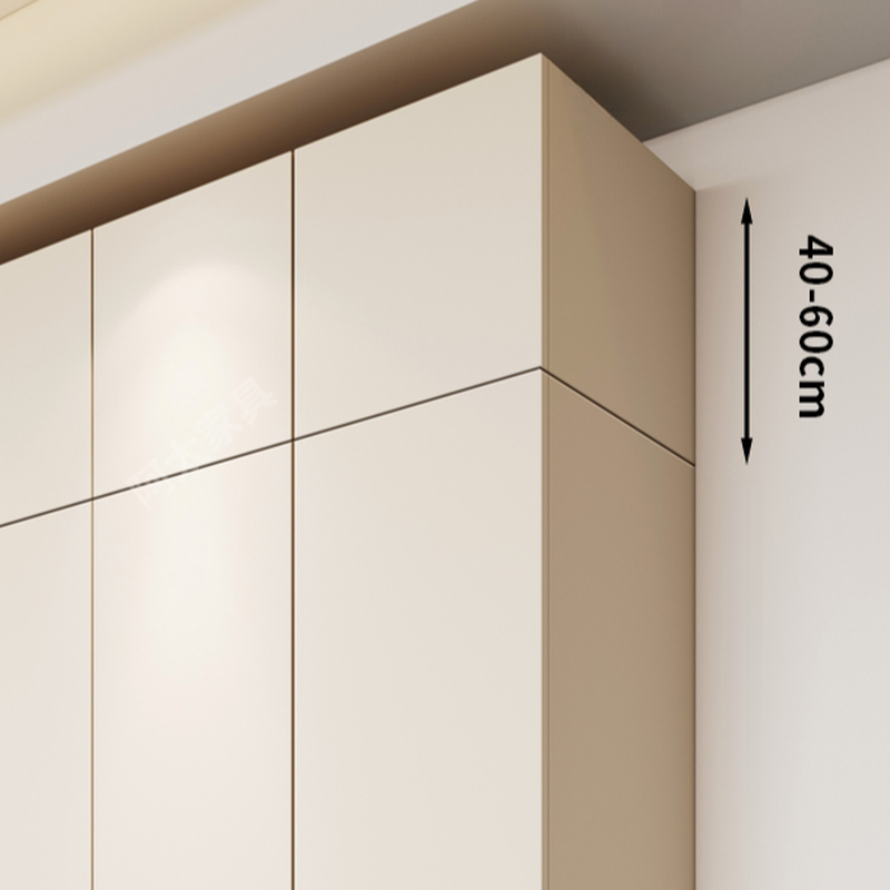 White Modish Wooden Independent Wardrobe Armoire with Soft Close Drawer, Soft Close Door, and Interior Shelves - image 4