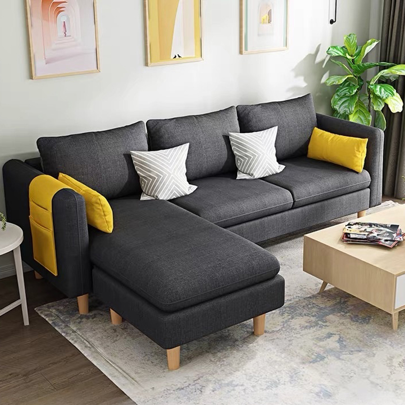 Modern L-Shape Reversible Sofa Recliner with Pine Frame and Storage - image 4