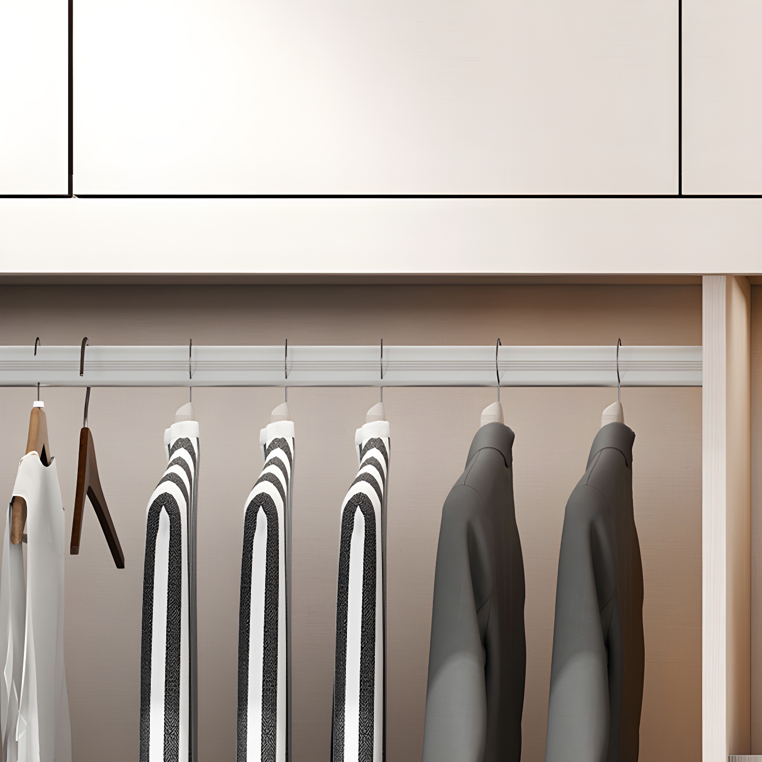 Modern Style Wardrobe Cabinet Glass Wardrobe Closet for Home - image 7