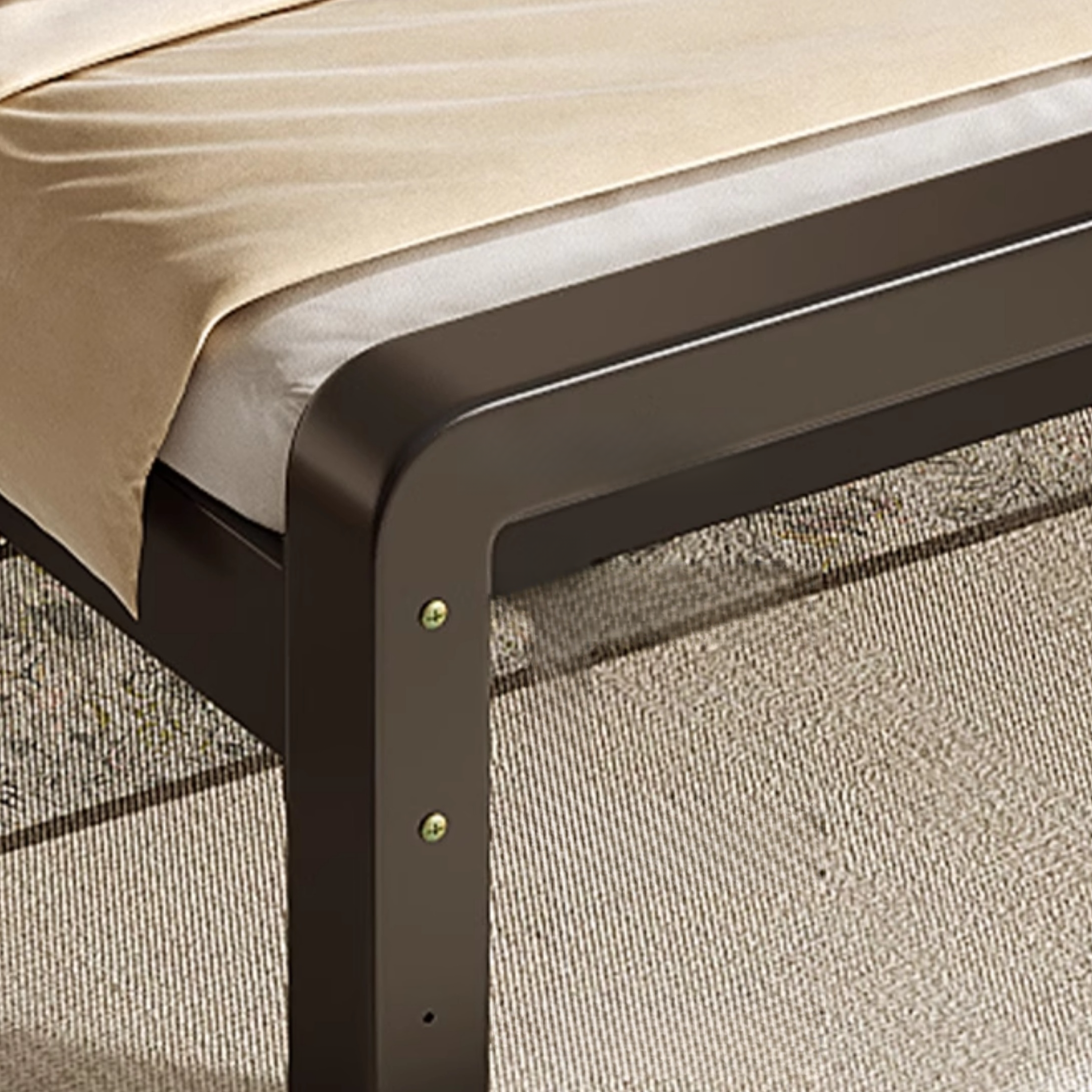 Solid Color Iron Storage Bed for Living Room - image 10