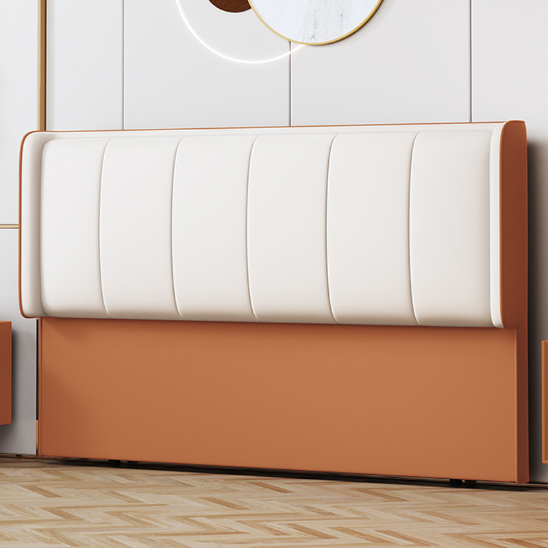 Trendy Panel Headboard in Natural Wood with No Distressing, Rectangle Shape for Full/Queen Bed, Sponge Upholstery Fill, Standard Height - image 7