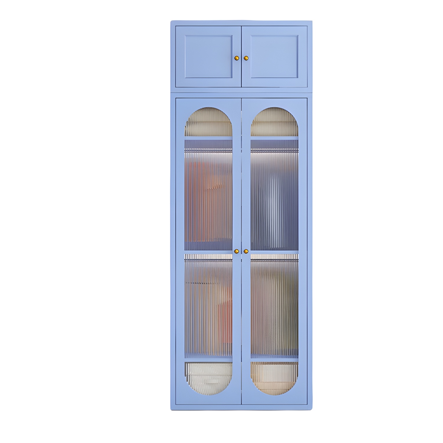 Stylish Wardrobe Armoire with Clothing Rod and Adjustable Shelves - image 10