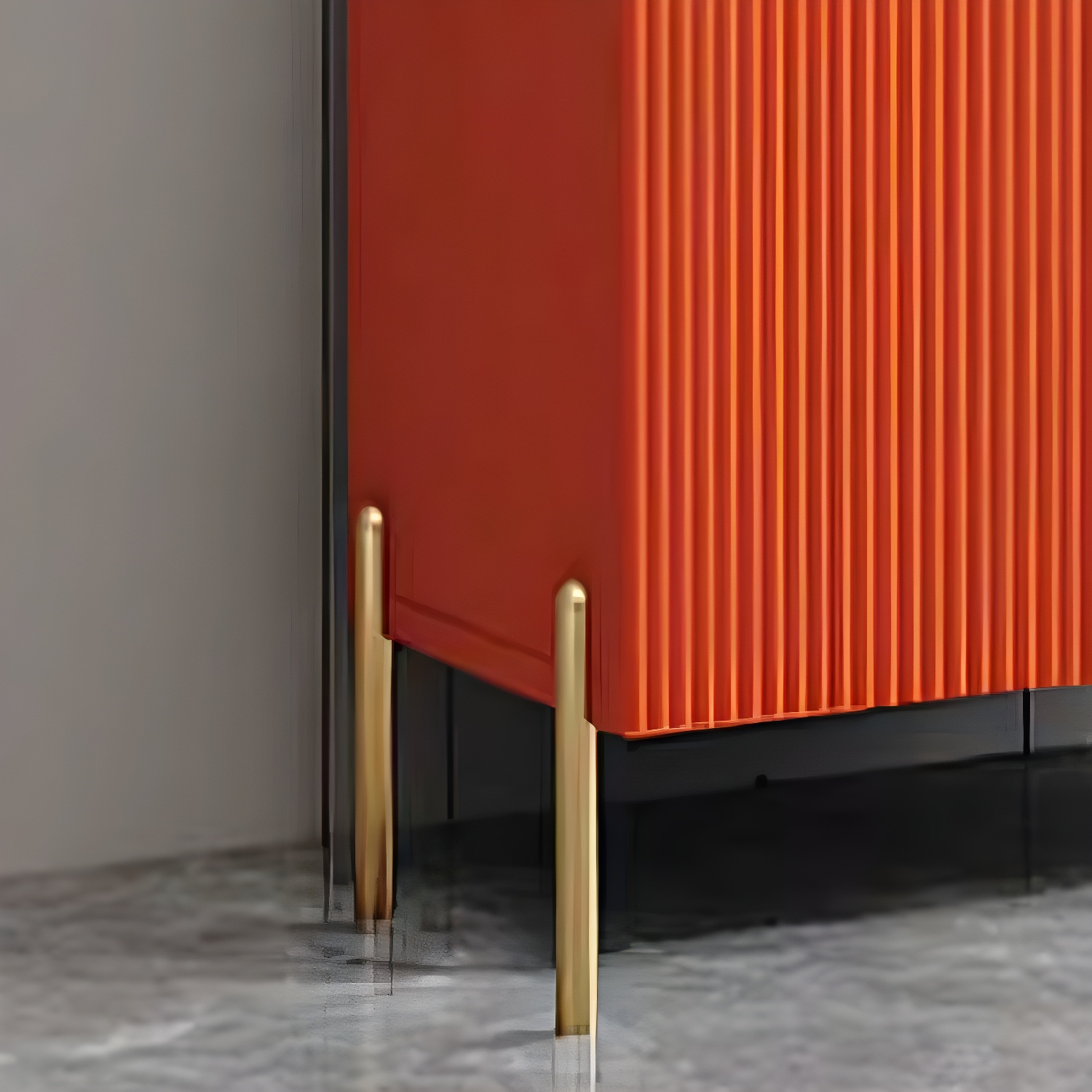 Art Deco Freestanding Server/Buffet Table for Living Room Use - image 6