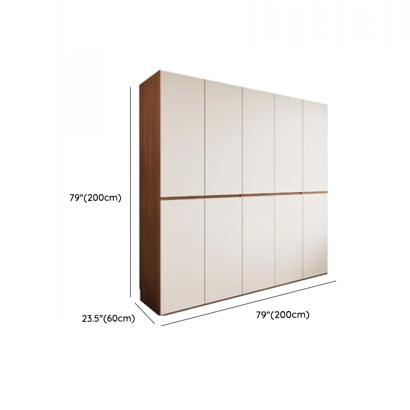 Acorn Minimalist Wooden Wardrobe Closet with Soft Close Door, Interior Shelves, and Clothing Rod - image 12