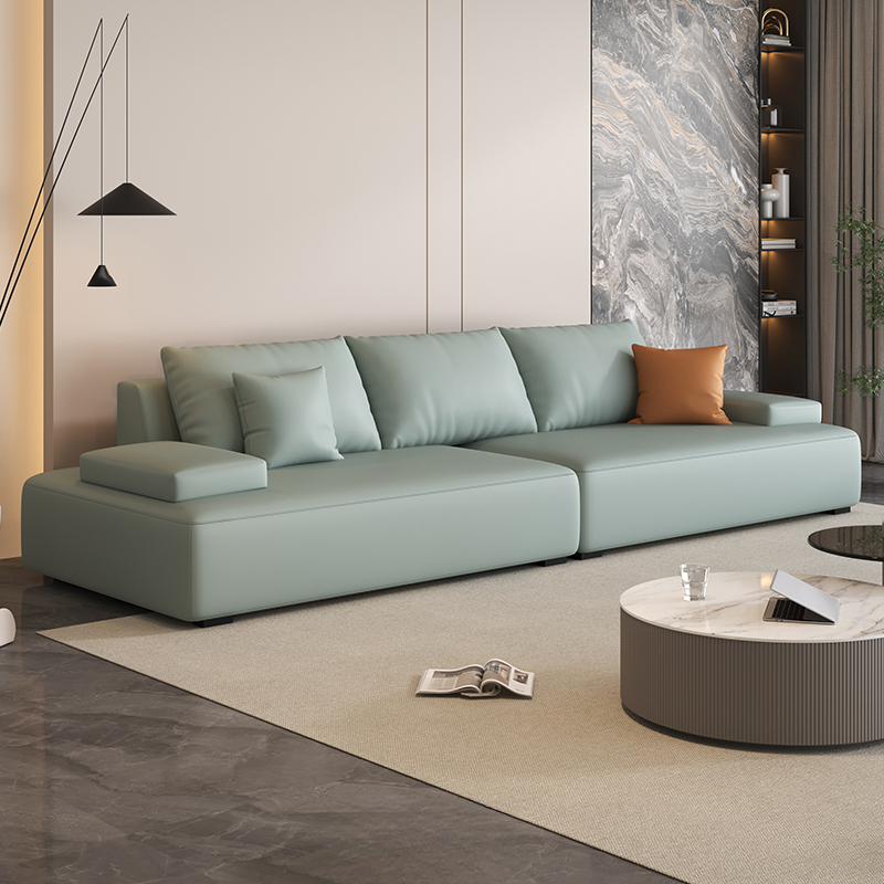 Tear Resistant Sofa Couch in Grey/Olive Green/Ivory with 5 Pillows