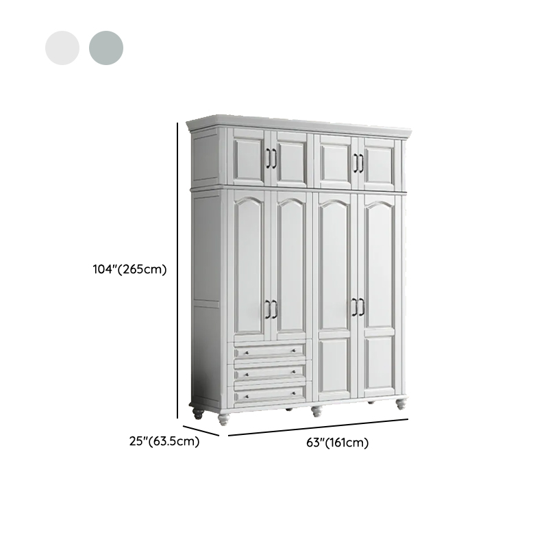 Standalone Wood Armoire Cabinet with Hinged Soft Close Door, Soft Close Drawer & Interior Shelves - image 26