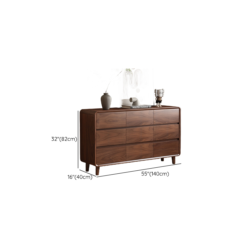 Cocoa Casual Rubberwood Double Dresser/Lingerie Chest with 9 Drawers/6 Drawers/8 Drawers Horizontal/Vertical - image 12