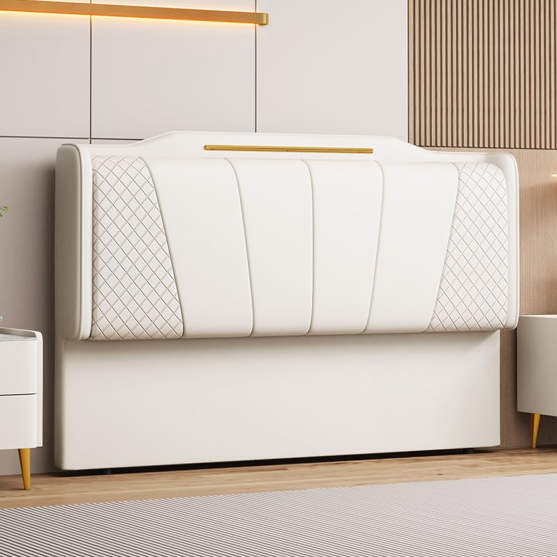 Casual Camelback Wood Panel With Legs & Sponge Cushion for Queen(60"W x 80"L)/Full(54"W x 75"L)/Twin(38"W x 75"L) Bed, Standard（36-55“） - image 5