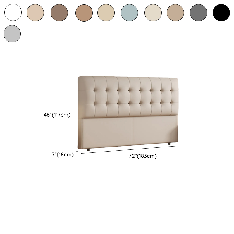 Trendy Panel Headboard with No Distressing, Piled Tufted Rectangle Design for King/Queen/Full Bed, Featuring Sponge Upholstery and Standard Height - image 16