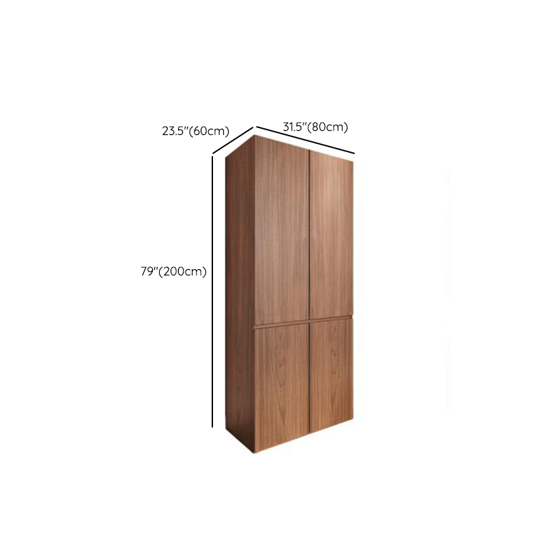 Acorn Minimalist Laminate Wardrobe Closet with Soft Close Drawer, Soft Close Door, Interior Shelves, and Clothing Rod - image 15
