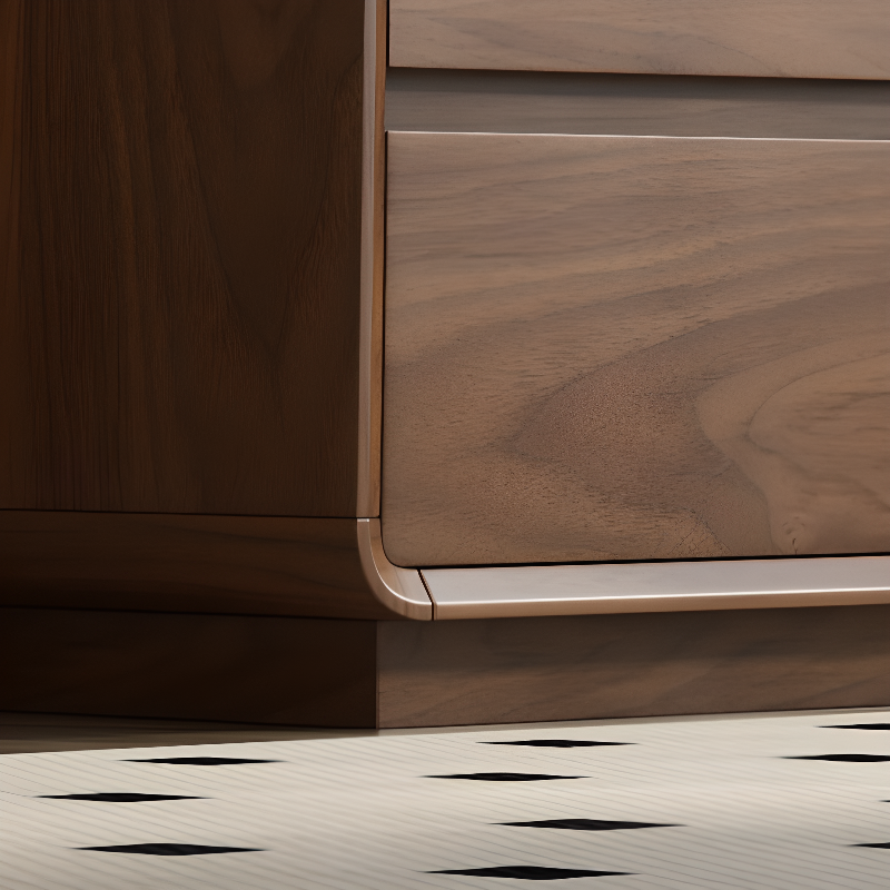 Cocoa Simplistic Natural Wood Double Dresser/Lingerie Chest with 6/9/5 Drawers in Horizontal/Vertical Orientation - image 8