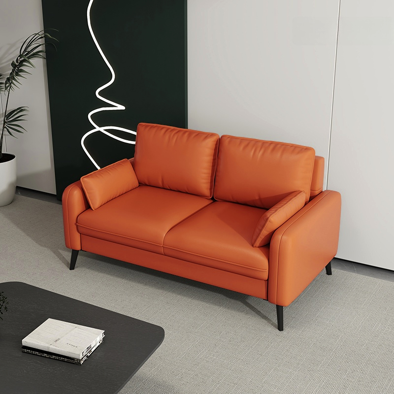 Tear Resistant Loveseat in Gray/Navy Blue/Amber Color with Arm - image 6
