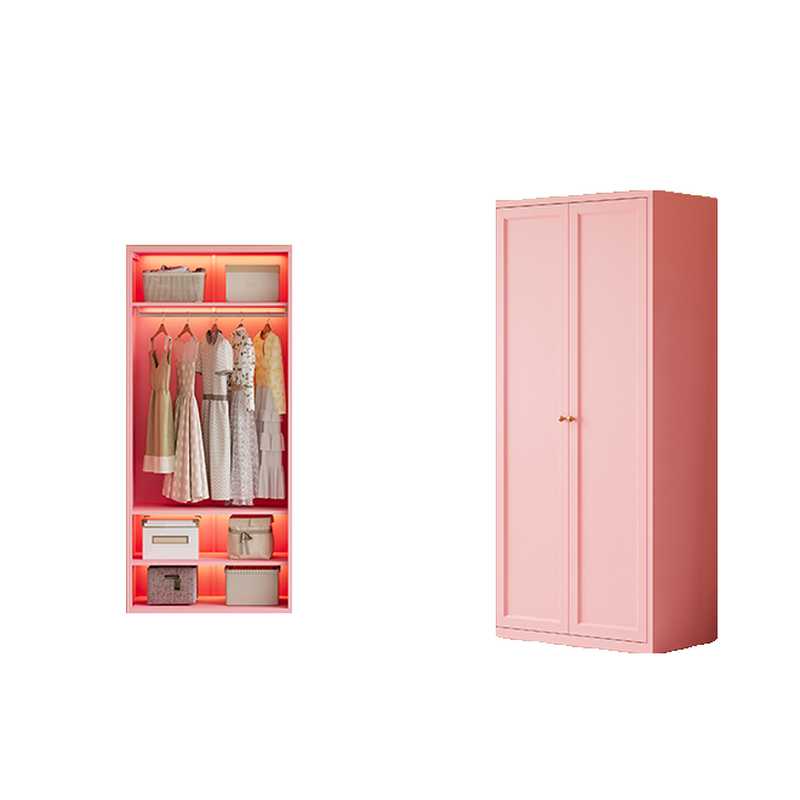 Simplistic Alloy Green/Blue/Pink Almirah with Alterable Shelf and Clothing Rod - image 3