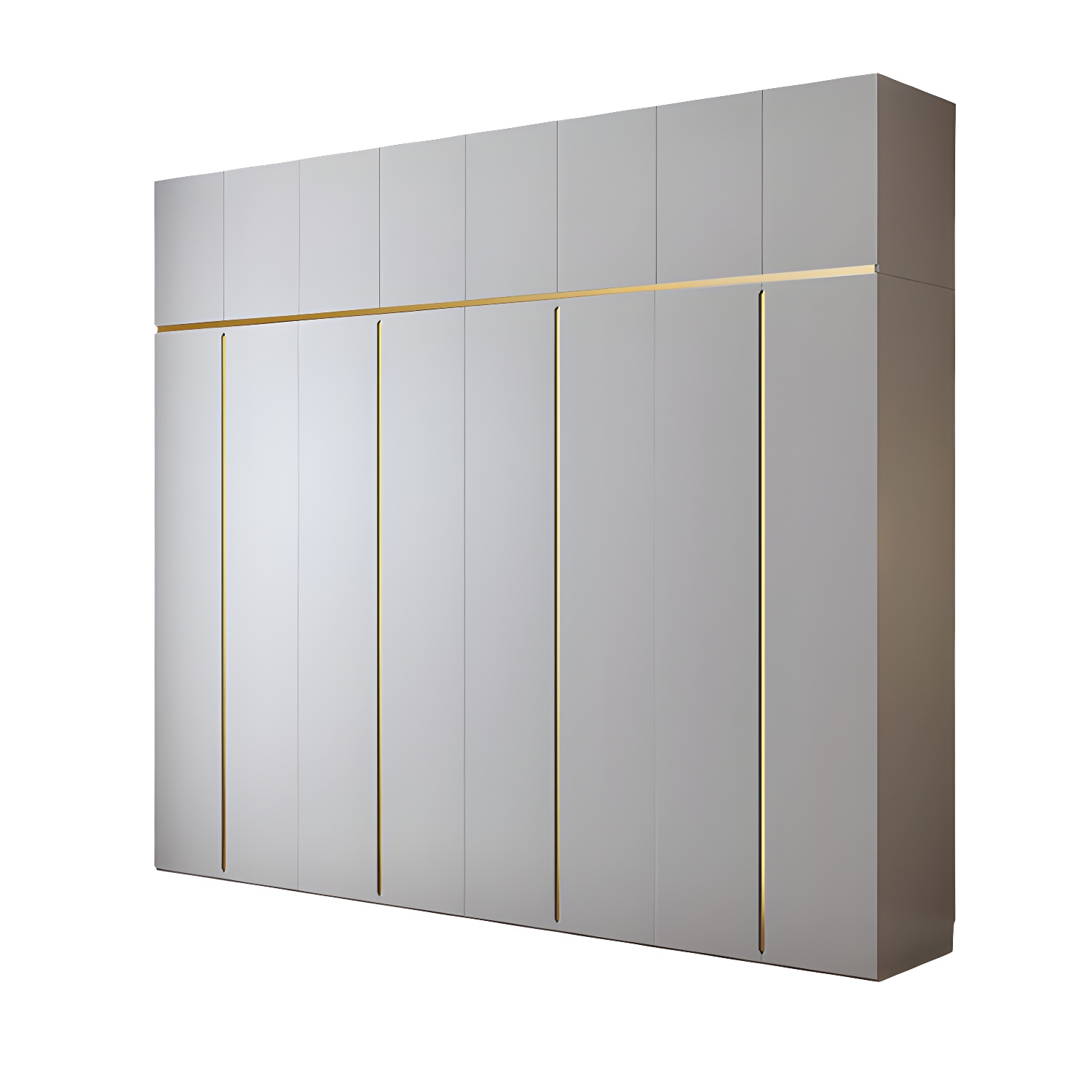 Contemporary Wooden Wardrobe Armoire with Shelves and Garment Rod - image 13