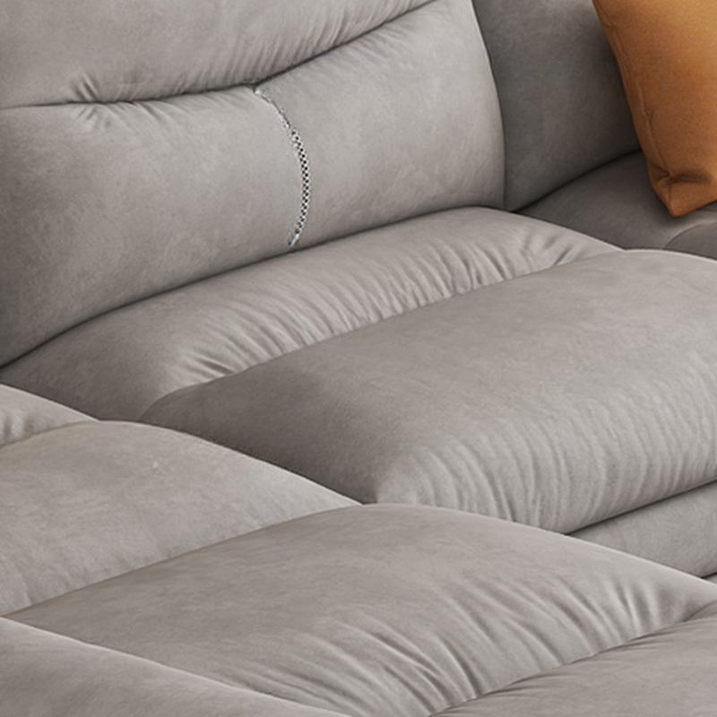L-Shape/Straight Reversible/Horizontal Sofa Chaise/Sofa with Natural Wood Frame for Seats 5 - image 9