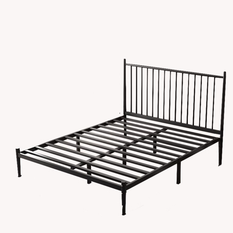 Solid Color Iron Slat Bed for Living Room - image 7