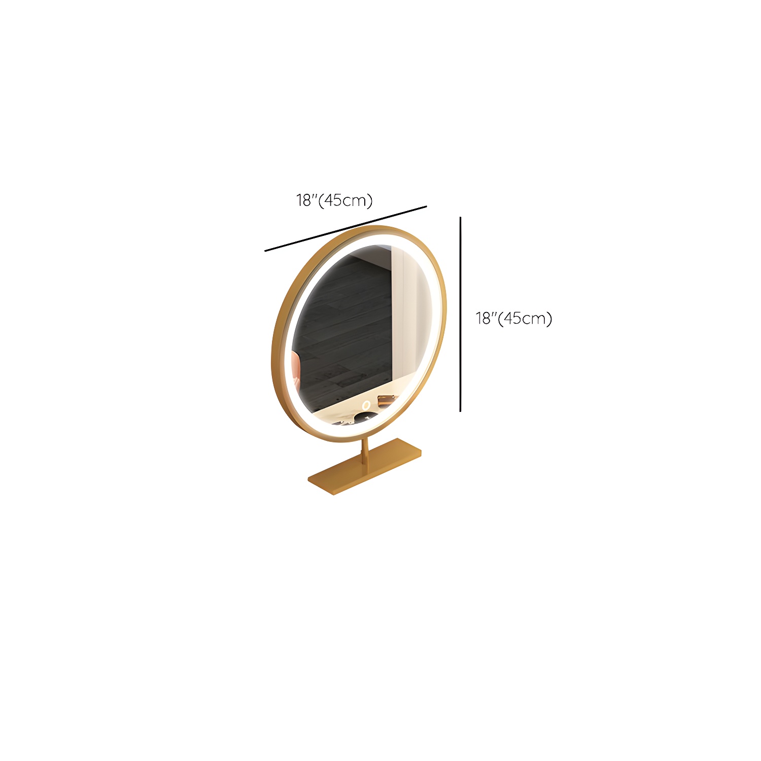 Scandinavian Wooden Vanity Desk in White Modern with Drawers Dressing Table - image 18