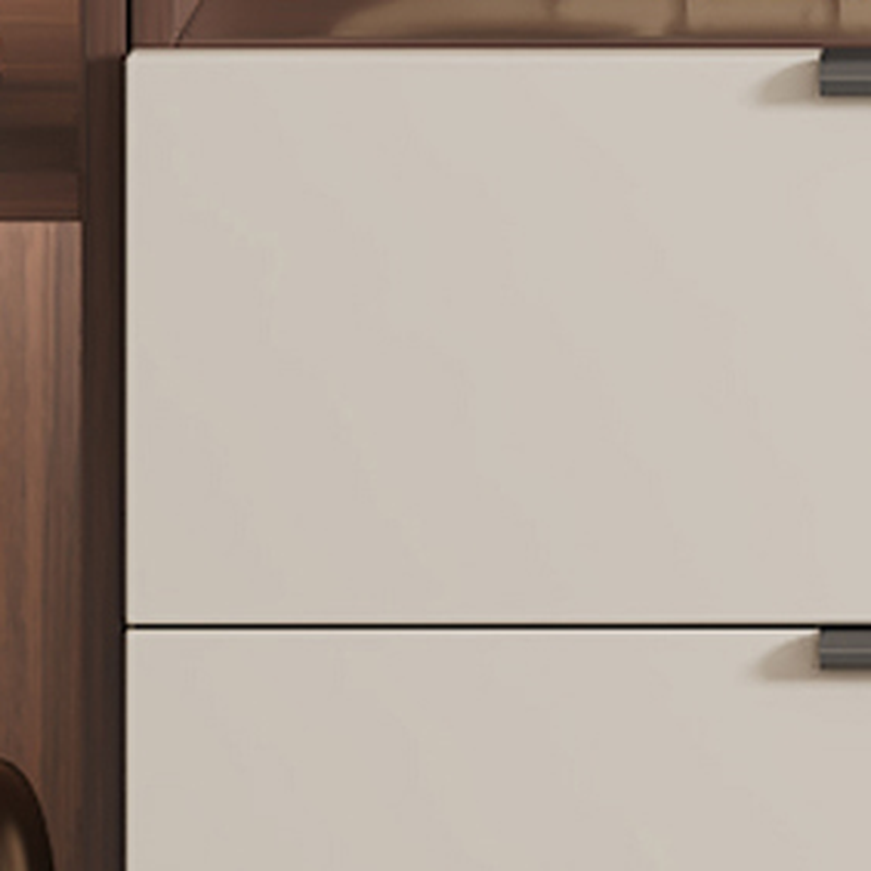 White Modish Manufactured Wood Independent Armoire Cabinet with Soft Close Drawer, Soft Close Door, and Interior Shelves - image 6