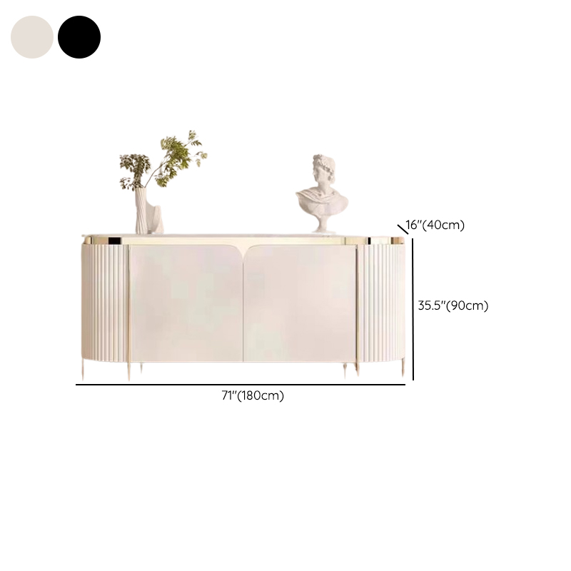 Glamorous Ground Sideboard with Standard/Narrow Size, 1 Shelf, Cabinets, Sintered Stone Countertop, and 2 Doors - image 20