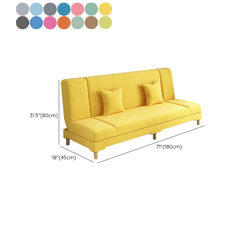 Contemporary Modern Grey/Azure/Emerald Green Sleeper, Solid Color, 3-Seater with 2 Pillows - image 22